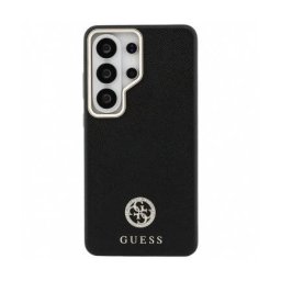 Husa Guess MagSafe Samsung Galaxy S26 Ultra S948 Rhinestone Round Logo Negru