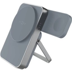 Baterie Externa Fixed MagZen5 Stand Apple Watch MagSafe 5000mAh Gri