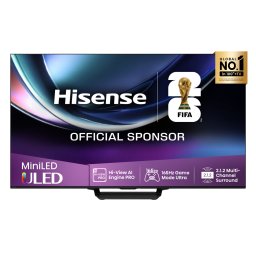 Televizor Smart Hisense 85U7Q PRO Mini LED 85Inch / 215 CM 4K UHD 165Hz Negru