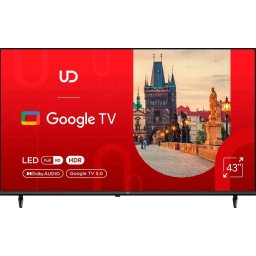 Televizor LED Smart UD 43GFC5210S 43Inch / 108CM Ful HD Google TV Wi-Fi Negru