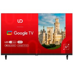 Televizor LED Smart UD 32GHC5210S 32Inch / 80CM HD Ready GoogleTV 60Hz Wi-Fi Negru