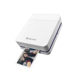 Imprimanta Portabila Denver MCP-6010 Inkjet / Transfer Termic Bluetooth Control prin Aplicatie Alb
