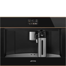 Espressor Automat Incorporabil Smeg CMS4604NR Dolce Stil Novo Display TFT Tactil Rezervor Apa 2.5L 13 Bauturi Presiune 15Bar Putere 1350W Negru