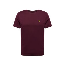 Lyle & Scott Tricou 'Plain' roșu burgundy