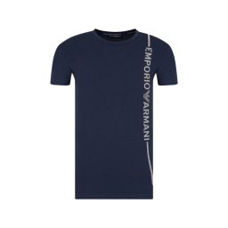 Emporio Armani Tricou albastru închis / alb