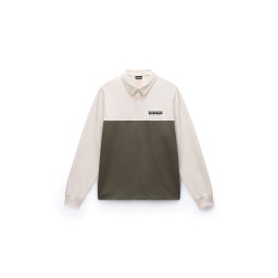 NAPAPIJRI Tricou 'Mont' bej deschis / oliv / negru