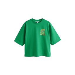 Next Tricou albastru deschis / verde iarbă / verde deschis / portocaliu caisă