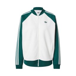 ADIDAS ORIGINALS Hanorac verde smarald / alb