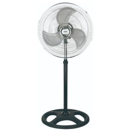 Ventilator Rosberg R51760J18S, 70 W, 18", 3 viteze, Oscilare, Inaltime reglabila, Negru/Crom