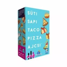 Prăjitură, sapi, taco, pizza, cadou - joc de cărți în lb. maghiară