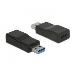 Delock Converter USB 3.1 male - USB Type-C female Active black