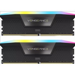 Memorie Vengeance RGB Black Intel XMP 3.0, 96GB, DDR5-6800MHz, CL40, Dual Channel