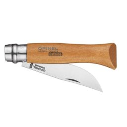 Opinel pocket knife No. 09 carbon blade with wood handle