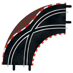 Carrera GO Krzywa ze zmianą pasów for GO i 143 - 20061655
