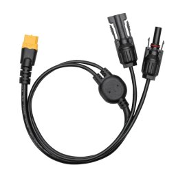 Panouri solare Cablu de incarcare Anker Solix MC4-la-XT-60, 0.5m, Negru