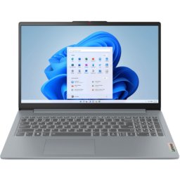 Notebook IdeaPad Slim 3 15AMN8, AMD Ryzen 5 40, 15.6 inch, RAM 16GB, SSD 512GB, AMD Radeon 610M, No OS, Arctic Grey