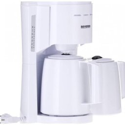 Cafetiera Severin KA 9309 white Filter Coffee Maker with 2 Pots