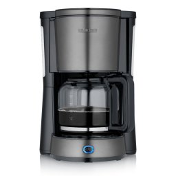 Cafetiera Severin KA 9340 Dark Inox mit Glaskanne
