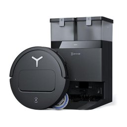 Aspirator Autonomie maxima 225 minute Control vocal si aplicatie 21000Pa Recipient praf 260 ml Rezervor apa 55 ml Wi-Fi Negru