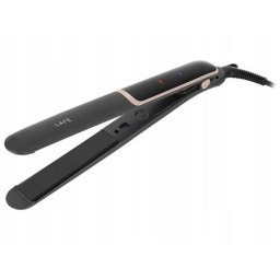 Placa de par ceramica Sleek & Shine 140-200°C control termic 35 W Negru
