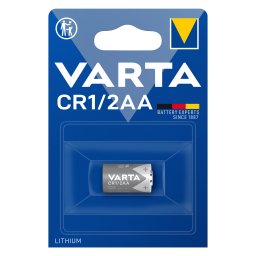 Baterie litiu 3V 1/2AA 1000mAh Varta, format 14.5 x 25.5 mm