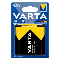 Baterie 4,5V Varta Super Heavy Duty 3R12/LR12, blister 1 bucată