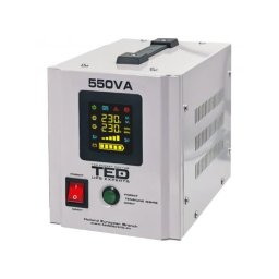 UPS 550VA/300W cu runtime extins și acumulator extern 12V AGM, TED Electric TED000354