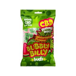 Jeleuri cu 300mg ulei CBD Bubbly Billy Ursuleti Pepene Verde