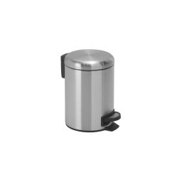 Gedy - Coș de gunoi POTTY 5 l, închidere silențioasă, inox periat