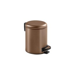 Gedy - Coș de gunoi POTTY, 3 l, cu închidere lină, bronz