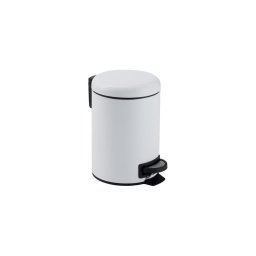 Gedy - Coș de gunoi POTTY 5 l, cu închidere silențioasă, alb