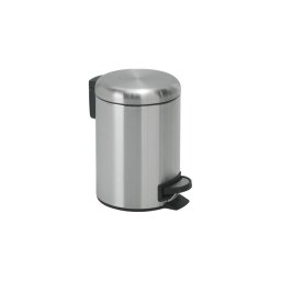 Gedy - Coș de gunoi POTTY 3 l, închidere silențioasă, inox