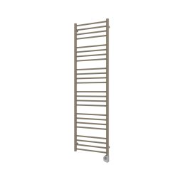 Vertaduro - Radiator de baie cu termostat SIMONE, 600 W, 174 x 50 cm, taupe