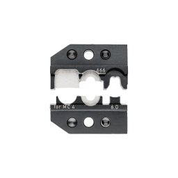Matrita multifunctionala KNIPEX pentru conectori MC4 E i MC4 Evo 2, taiere, dezizolare E i sertizare 6 mm ², fabricata A n Germania 97 49 66 6