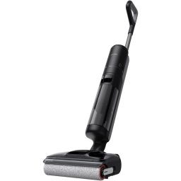 Aspirator vertical si mop Dreame H12 Pro FlexReach HHR44A, 400 W, 18 000 Pa, 50 min, 4 moduri, Curatare umeda pana la 90°C, Autocuratare si autosuscare, Ecran LED, Negru