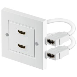 goobay HDMI socket natynkowe 2 UP
