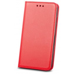 Husa Husa Piele Ecologica OEM Smart Magnet pentru Samsung Galaxy A20e, Rosie