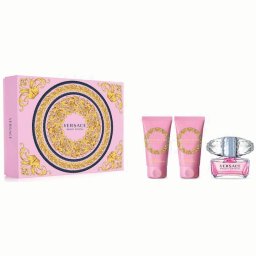 Set Versace Bright Crystal femei, EDT 50 ml + loțiune corp 50 ml + gel de duș 50 ml