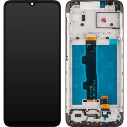 Piese si componente Display cu Touchscreen Motorola Moto E7i Power / E7 Power, cu Rama, Negru, Service Pack 5D68C18235