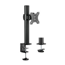 Suport monitor SUPORT de birou LOGILINK, pt 1 TV/monitor plat, diag. max 32 inch, rotatie, inclinare, verticala, max 9 Kg, negru, "BP0103
