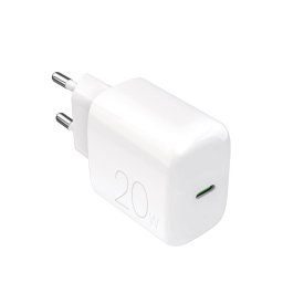 Incarcator de retea USB-C compact design modern 20W alb