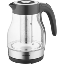 Fierbator electric cu filtru ceai HEINNER HEK-TF2200GBK, 1850-22000W, 1.7l, Negru
