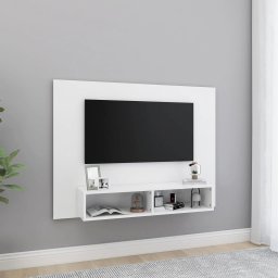 Gossi comoda tv de perete, alb, 120x23,5x90 cm, pal