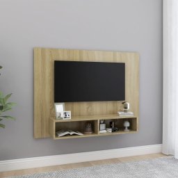 Gossi comoda tv de perete, stejar sonoma, 120x23,5x90 cm, pal