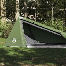 Gossi cort de camping tunel pentru 1 persoana, verde, impermeabil