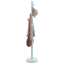 Gossi cuier de haine, albastru, 172 cm, fier vopsit electrostatic