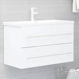 Gossi dulap de chiuveta, alb, 80x38,5x48 cm, pal