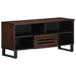 Gossi dulap tv, maro, 100x34x46 cm, lemn masiv de mango