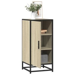 Gossi dulap, stejar sonoma, 35,5x35x76 cm, lemn prelucrat si metal