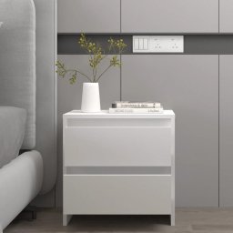 Gossi noptiera, alb, 45x34,5x44,5 cm, pal